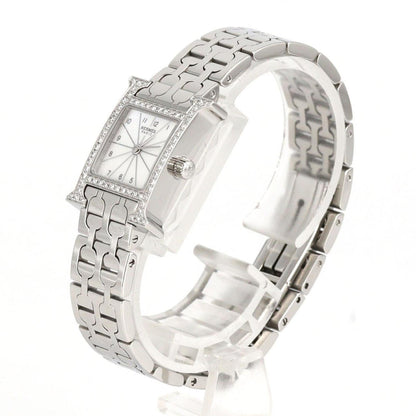 Herms H Watch D Hh1.130 Ss Quartz Wristwatch