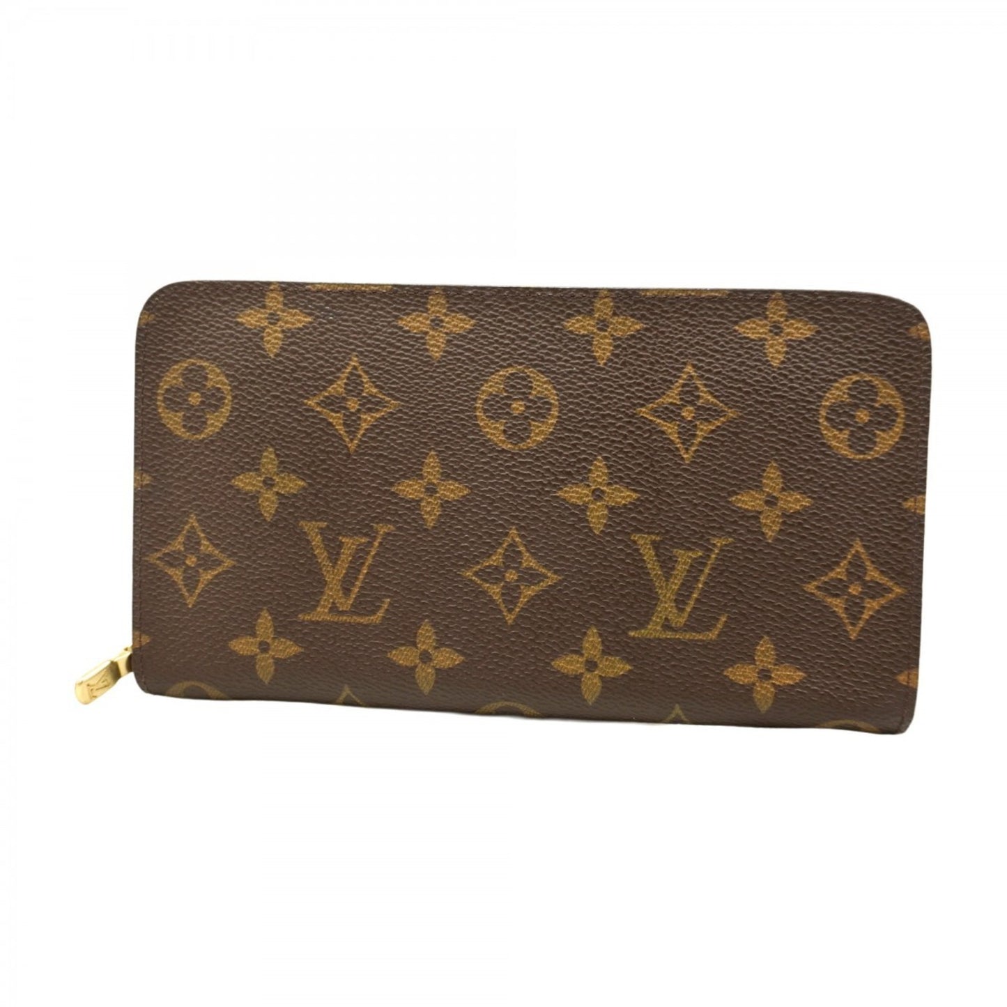 Louis Vuitton Monogram Porte Monne Zip Long Wallet M61727 Brown