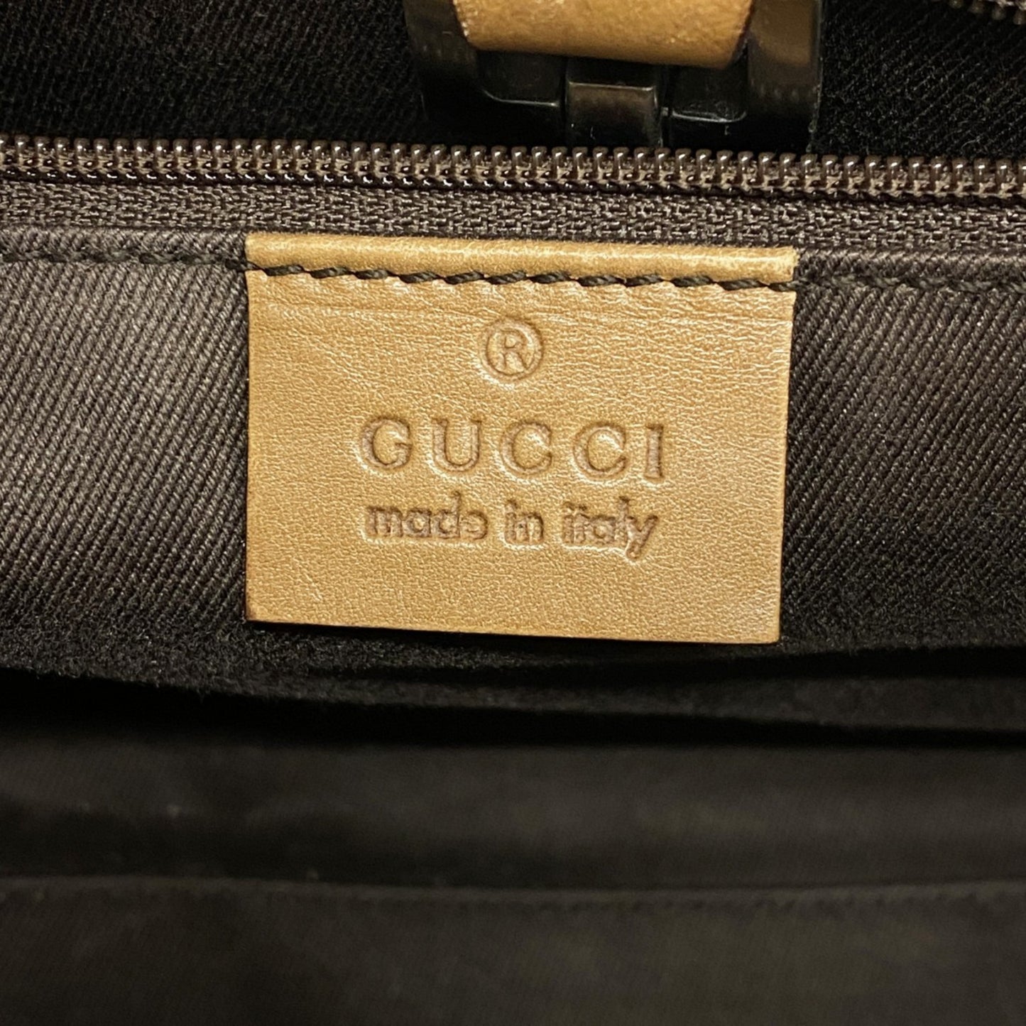 Gucci Gg Canvas Jackie Handbag 01719 Brown