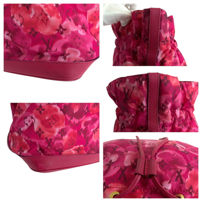 Louis Vuitton Ikat Flower Noefull Mm Rose Indigo Pink With Gold Hardware