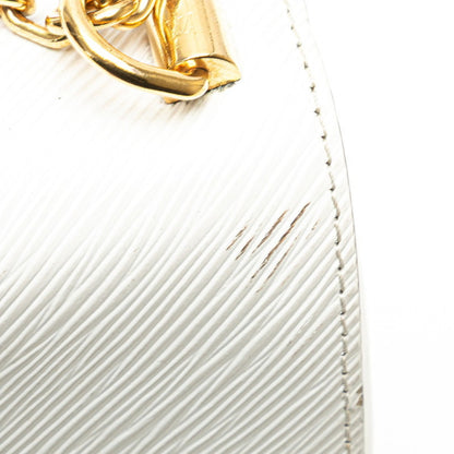 Louis Vuitton Epi Twist Pm Crossbody Chain Shoulder Bag M59886 White Leather
