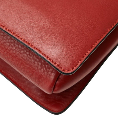 Chlo Chloe Faye Small Crossbody Shoulder Bag In Red Suede