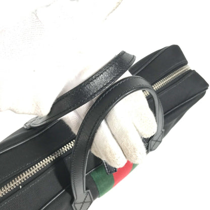 Gucci 630922 Sherry Line Bag Hand Bag Shoulder Bag Tote Bag Black