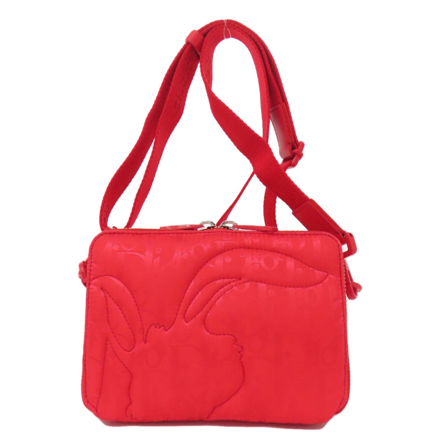 Christian Dior Erl Collaboration Trotter Pattern Mirage Nylon Shoulder Bag