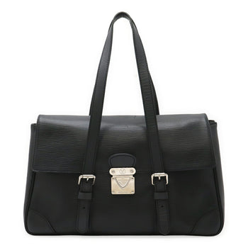 Louis Vuitton Epi Segur Mm Shoulder Bag In Black Leather (Noir) M58862