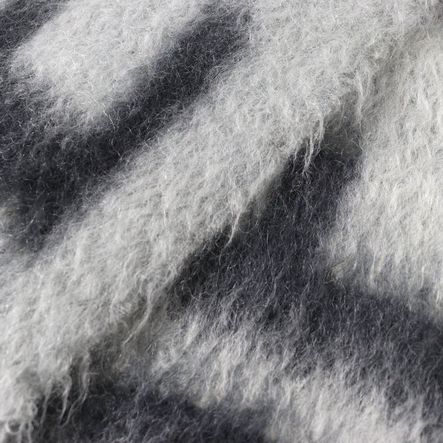 Loewe F811257X03 Wool And Mohair Logo Anagram Fringe Long Scarf