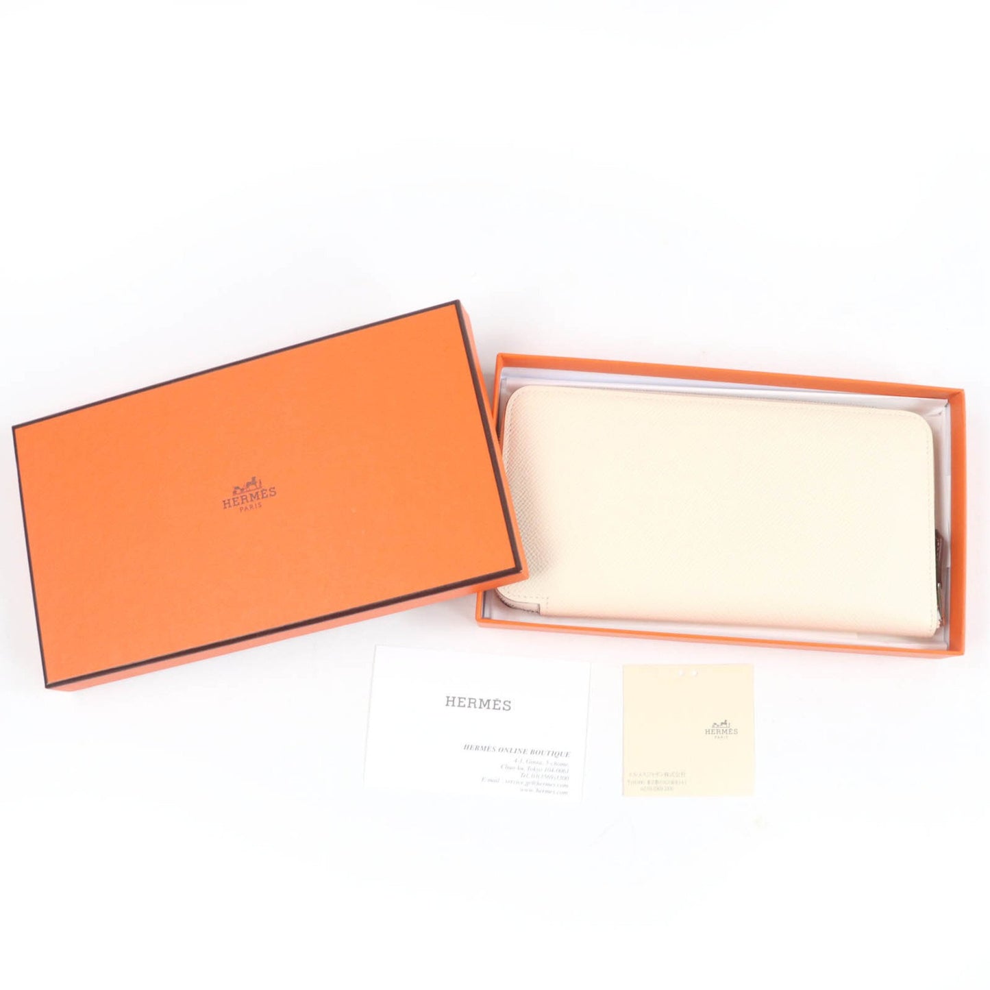 Hermes Azap Long Silk-In Zip-Around Wallet With Epsom Leather