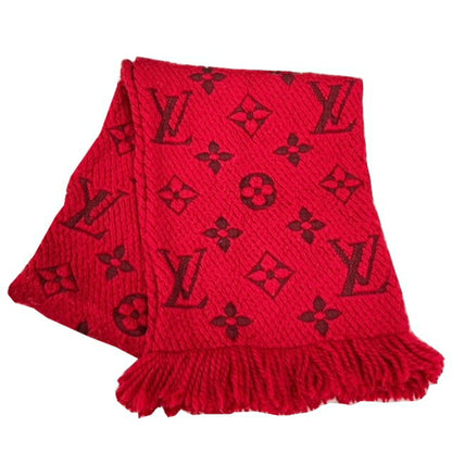 Louis Vuitton Louis Vuitton Echarpe Mania M72432 No Tag Red Scarf