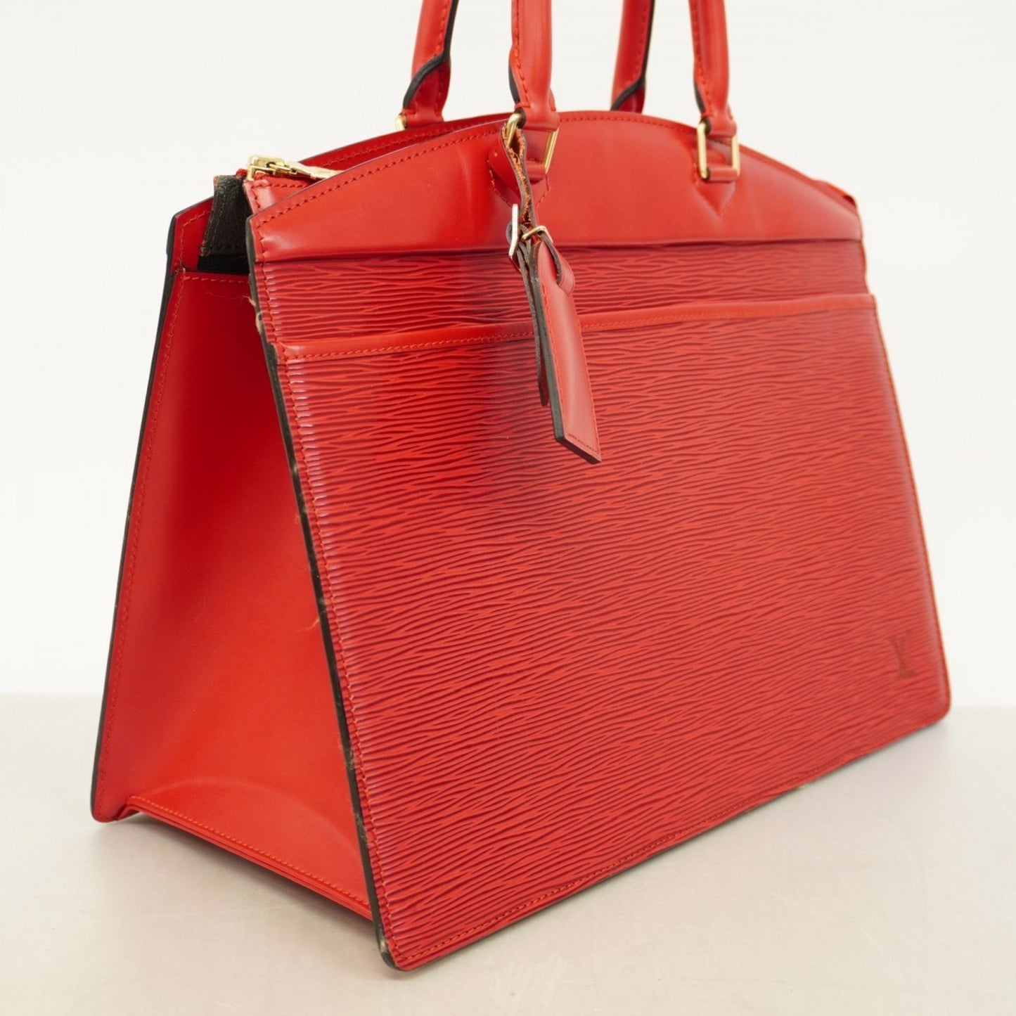 Louis Vuitton Epi Riviera Handbag M4818E Castilian Red