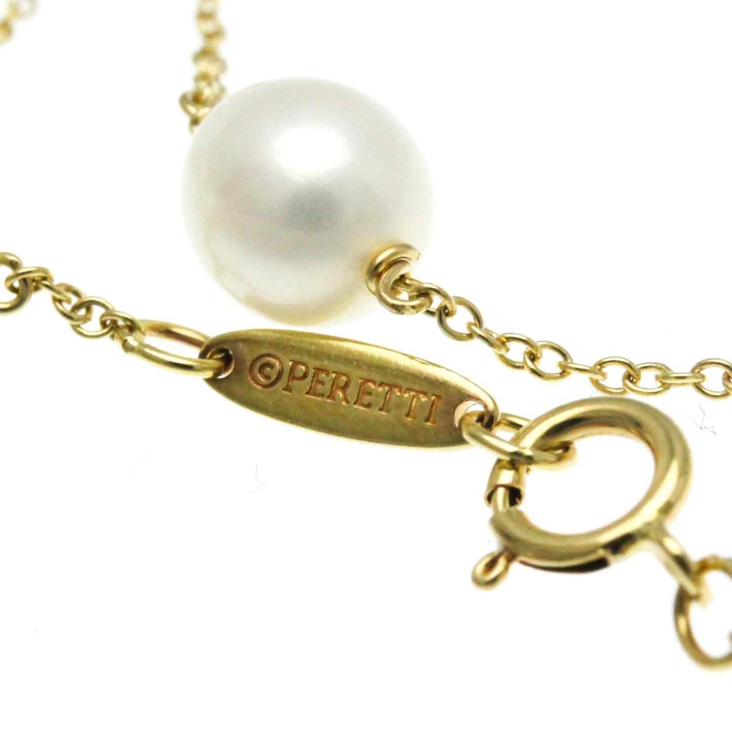 Tiffany By The Yard Freshwater Pearl Bracelet Yellow Gold (18K) Freshwater Pearl Charm Bracelet Gold