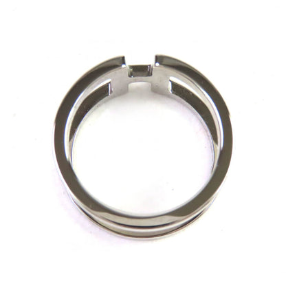 Hermes H. En Long Palladium Scarf Ring