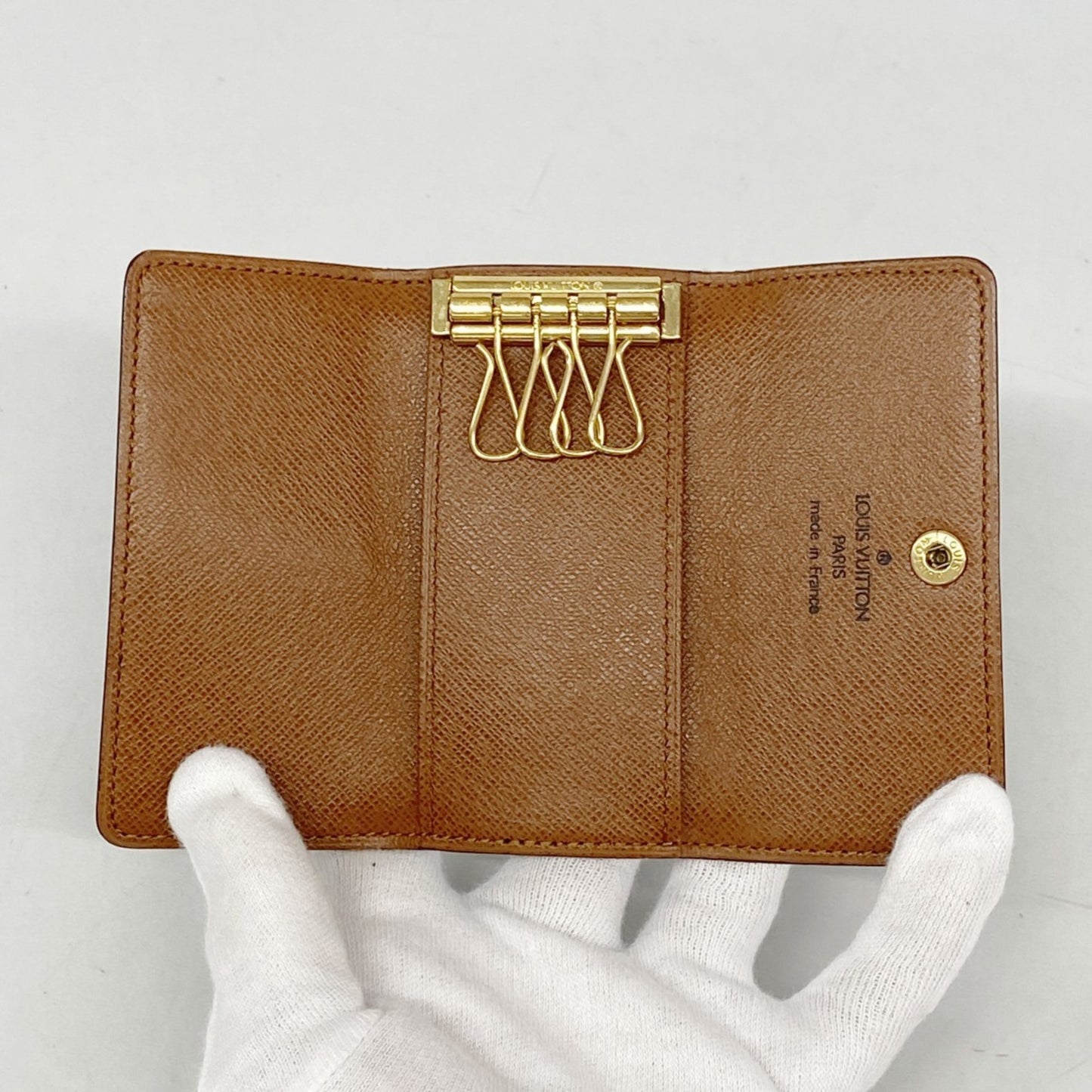Louis Vuitton Monogram Multicle 4 Key Case M69517 Brown