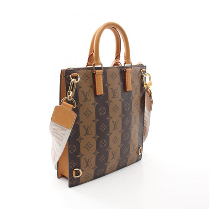 Louis Vuitton X Nigo Sac Plat Monogram Stripe Tote Bag Coated Canvas Leather