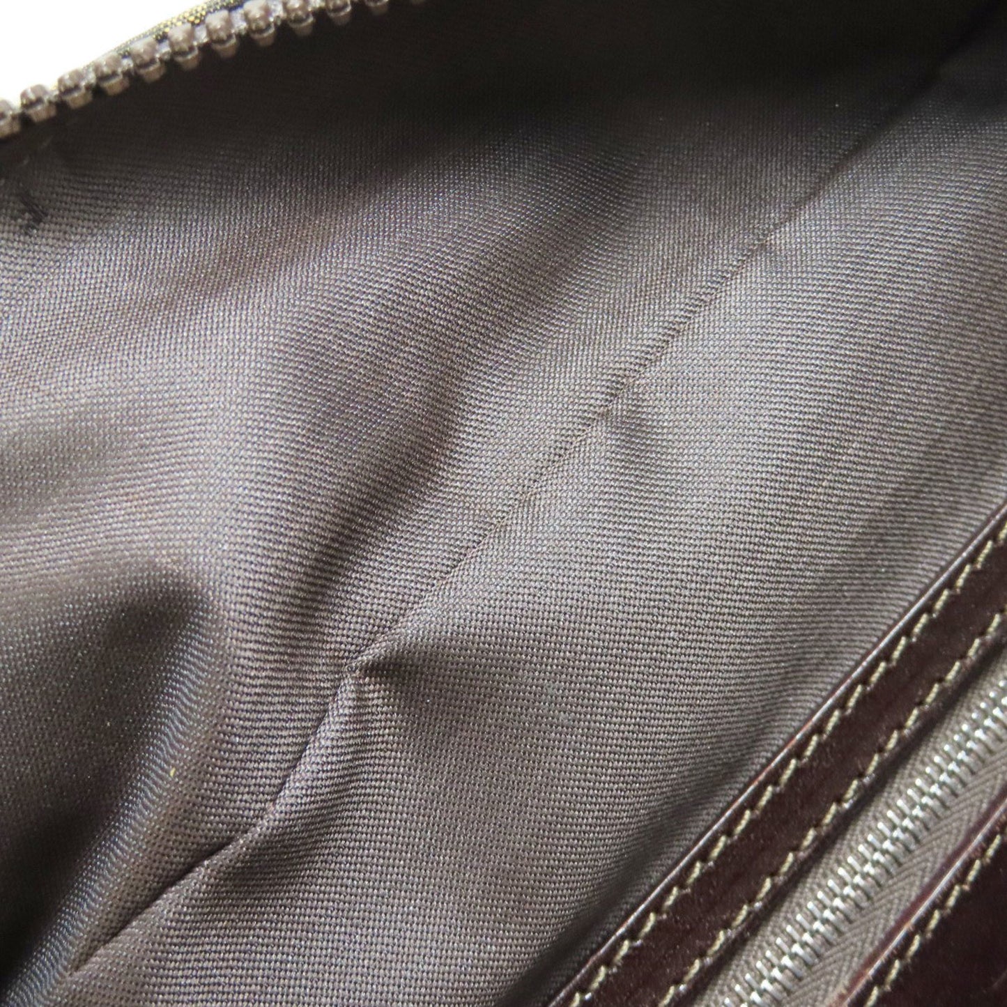 Fendi Zucca Pattern Handbag Canvas