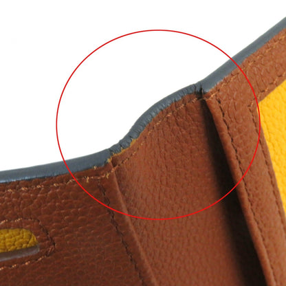 Tod'S Logo Tri-Fold Leather Long Wallet