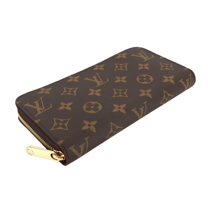 Louis Vuitton Monogram Zippy Wallet Round Long Coquelicot M41896 Rfid