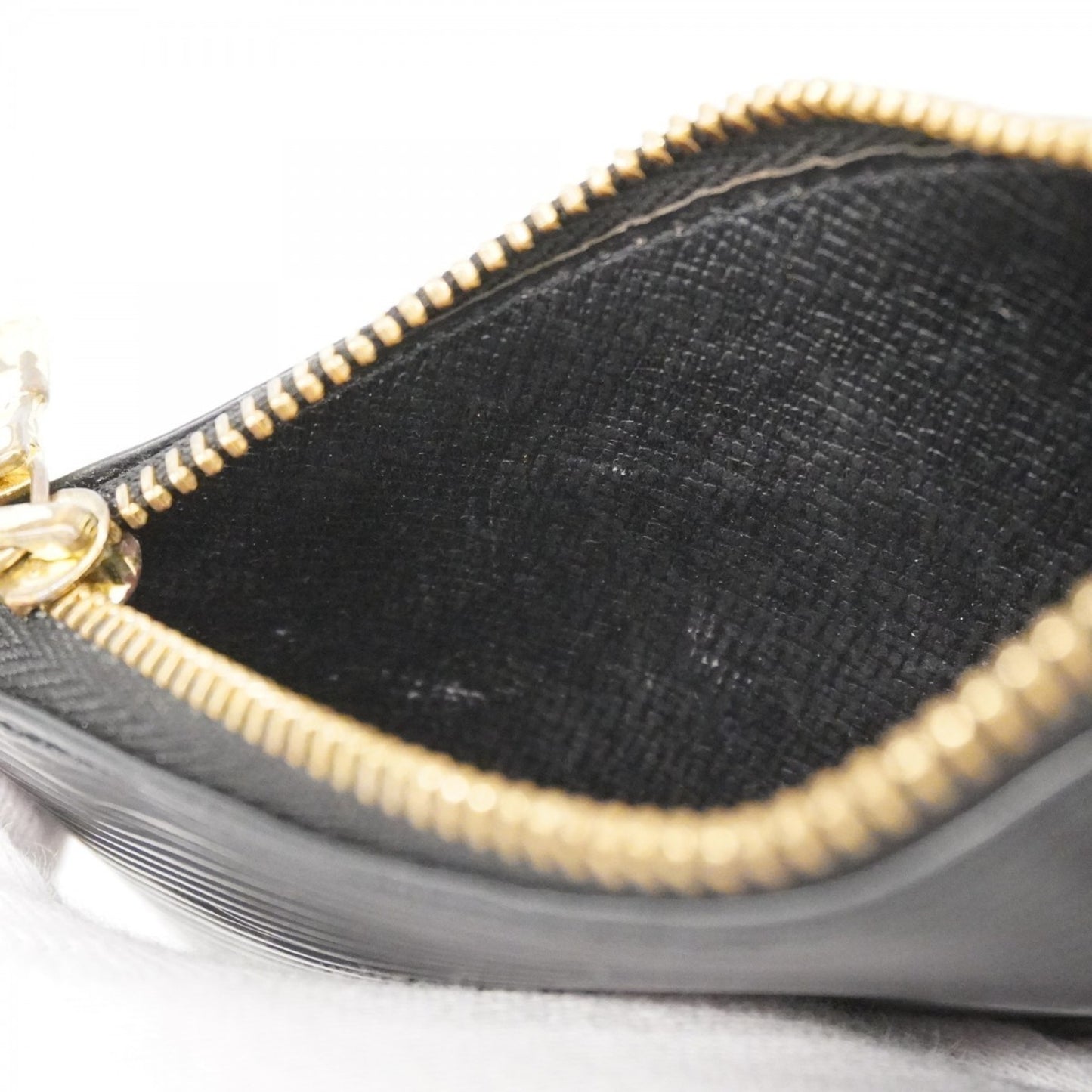 Louis Vuitton Wallet/Coin Case Epi Pochette Cle M63802 Noir