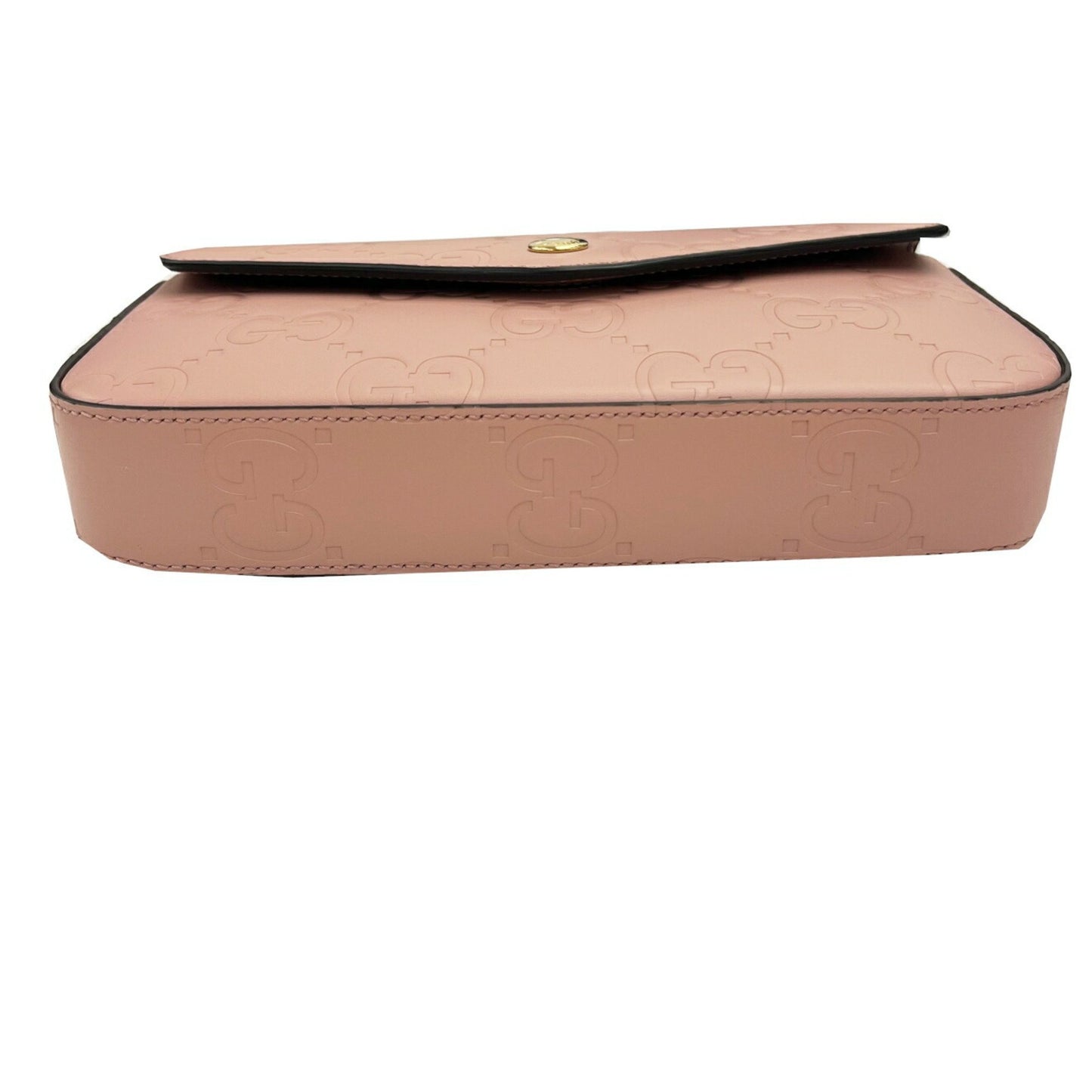 Gucci Super Mini Shoulder Bag 772794 Gg Leather Pink