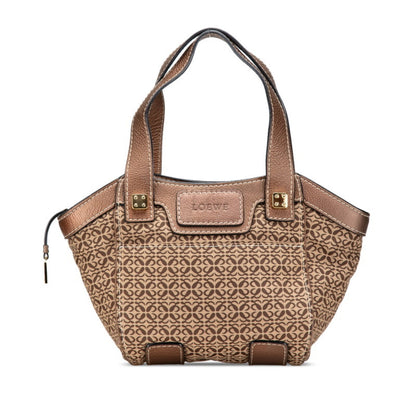 Loewe New Road Line Handbag In Beige