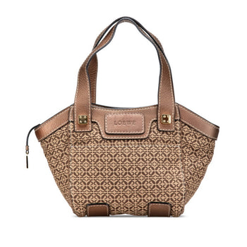 Loewe New Road Line Handbag In Beige