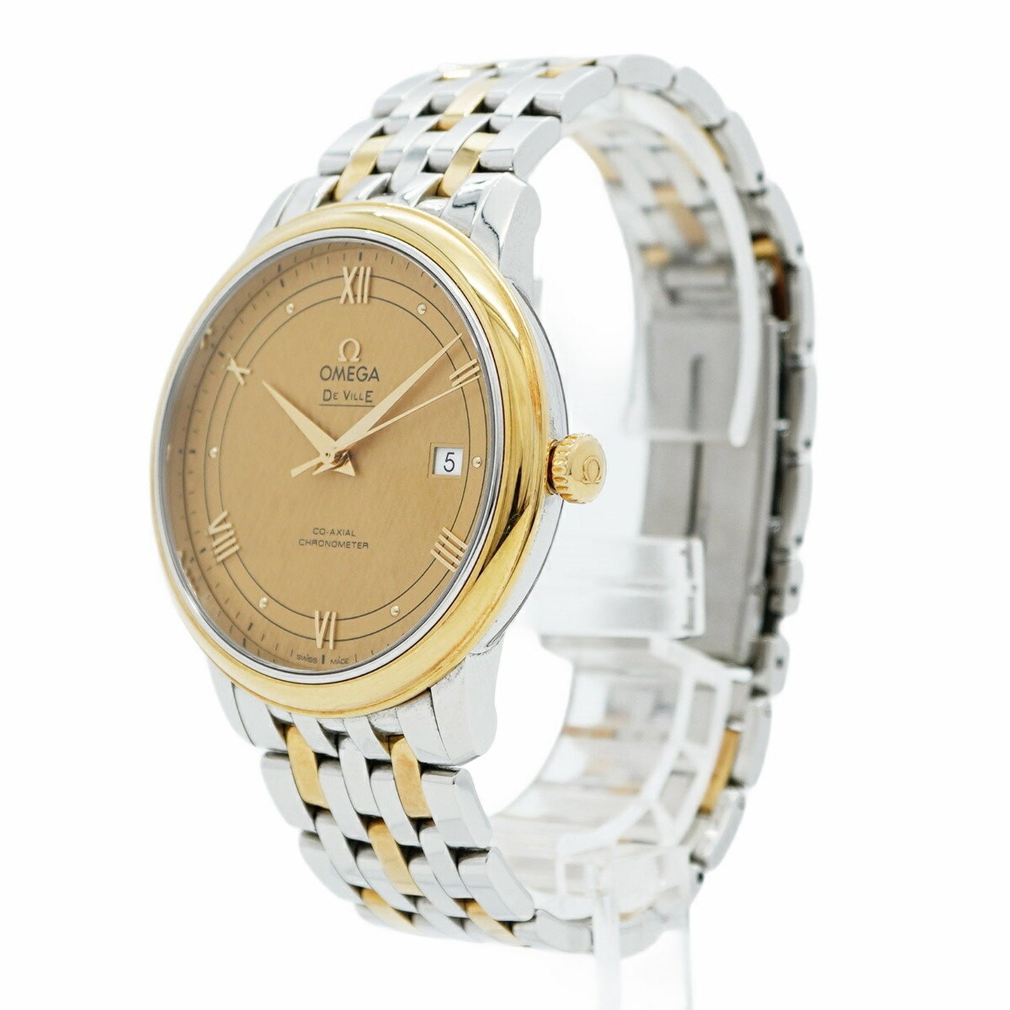 Omega De Ville 424.20.40.20.08.001 Gold Dial