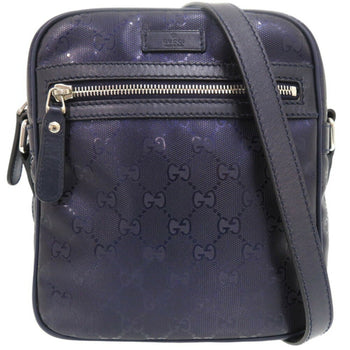 Gucci Gg Imprime Shoulder Bag Crossbody 233268 497717 Pvc Purple 0470Gucci