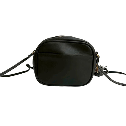 Yves Saint Laurent Saint Laurent Paris Ysl Logo Tassel Leather Mini Shoulder Bag/Pochette In Brown