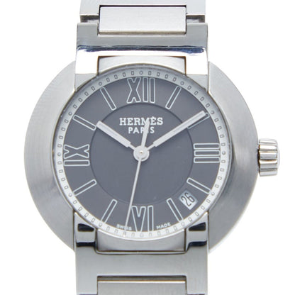Herms Nomade Watch No. 1.210 Gray Dial Stainless Steel