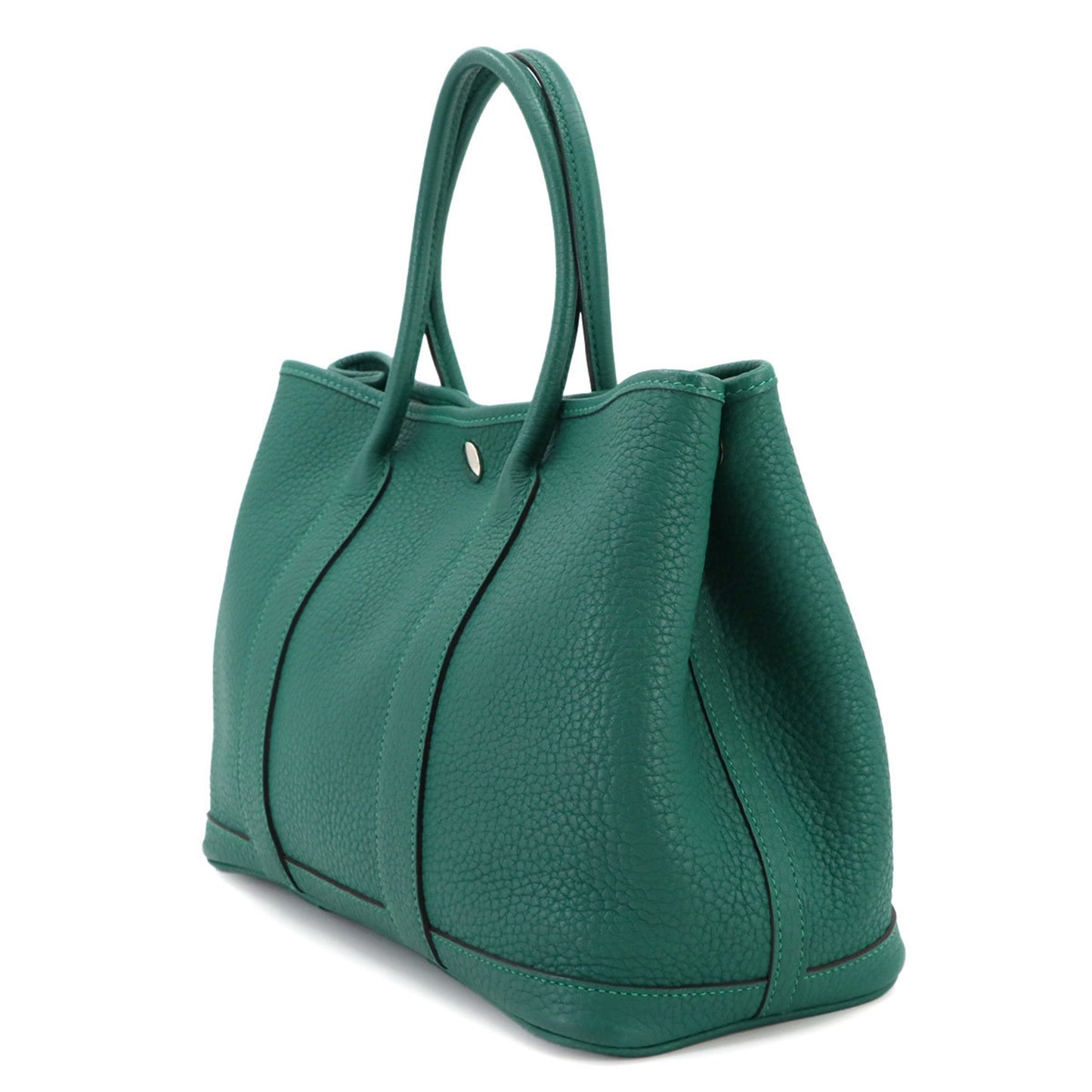 Hermes Herms Garden Party 30 Tpm Tote Bag In Negonda Malachite
