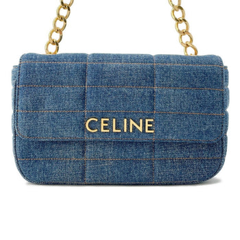 Celine Chain Shoulder Bag Denim 11127 2Etn 07Dd Celine