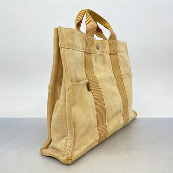 Hermes New Fool Tote Mm Canvas Orange