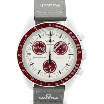 Swatch X Omega Mission To Pluto So33M101 White Dial