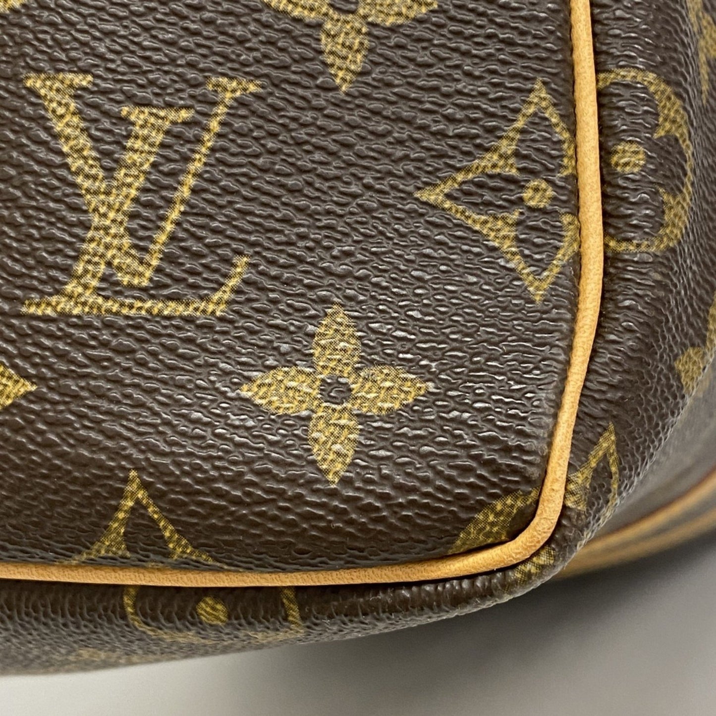 Louis Vuitton Monogram Keepall 55 Boston Bag M41424 Brown