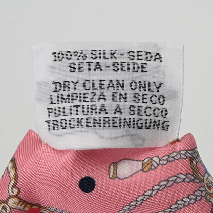 Hermes Twilly Les Cles Pois Rose