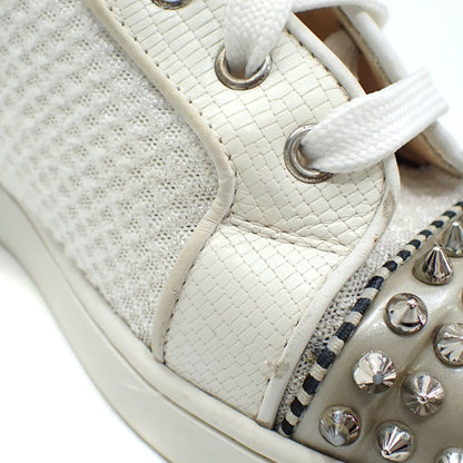Christian Louboutin Men'S High-Top Leather Sneakers