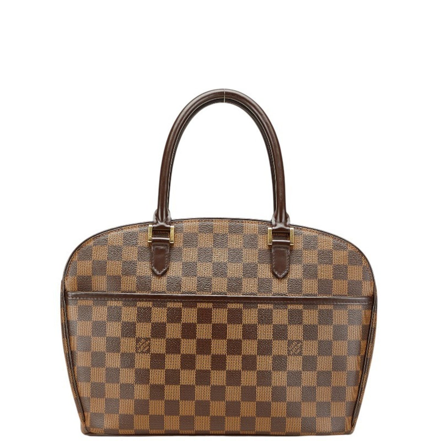 Louis Vuitton Damier Saria Horizontal Handbag N51282 Brown Leather