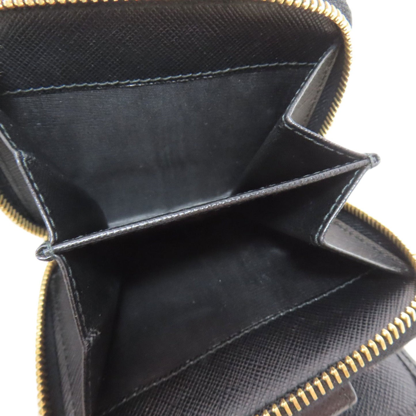 Prada Saffiano Zip Wallet