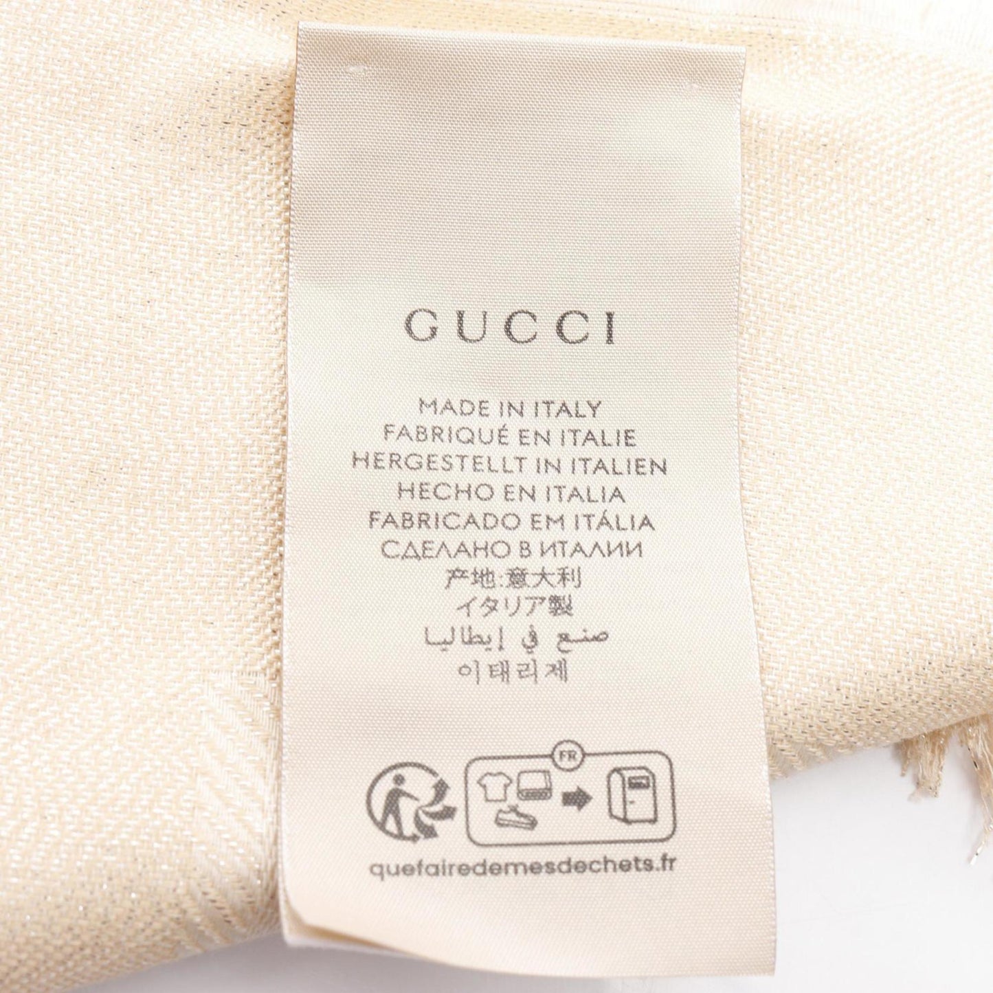 Gucci Gg Glitter Scarf/Stole