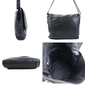 Dior Homme Shoulder Bag Leather Black