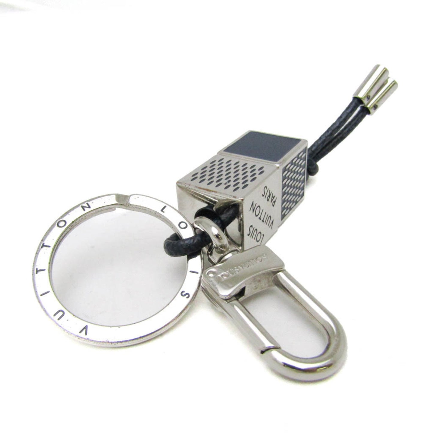 Louis Vuitton Damier Graphite Damier Dice M67929 Keyring (Damier Graphite