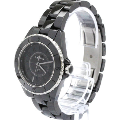 Chanel J12 Phantom Ceramic Quartz Watch H6346 Polished