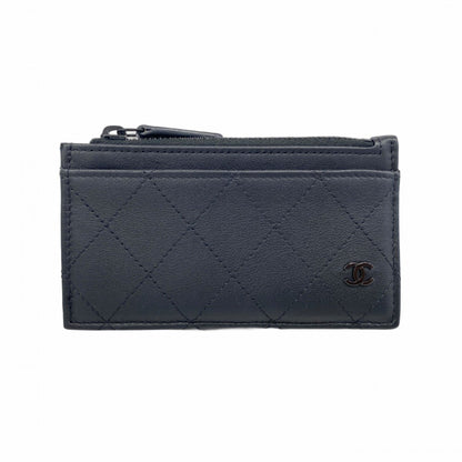 Chanel Wallet/Coin Case Matelasse Lambskin Black