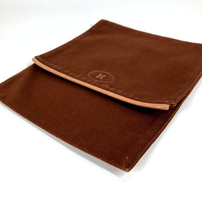 Hermes H Logo Vertical Flap Makeup Pouch