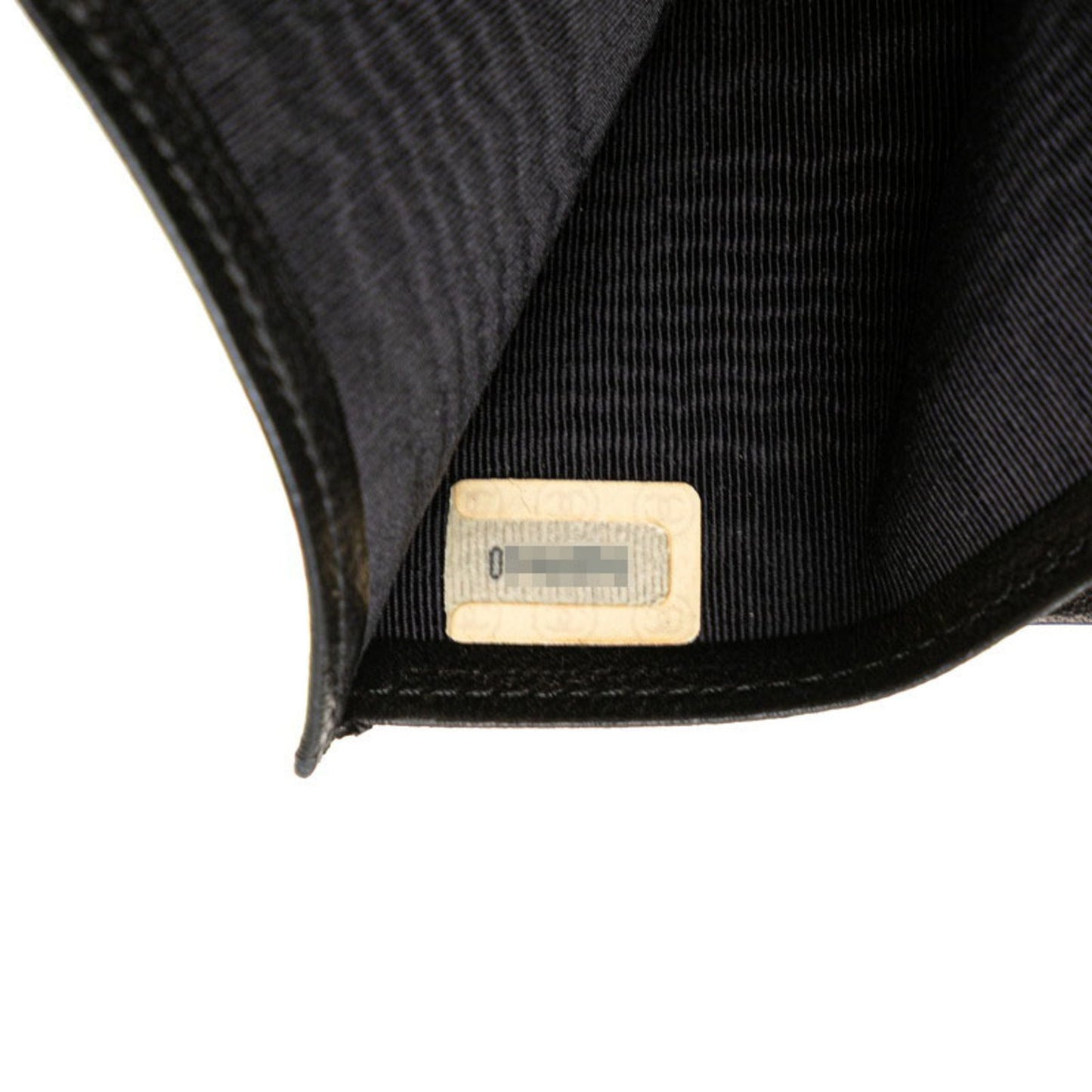 Chanel Bicolore Billfold Long Wallet In Black Lambskin