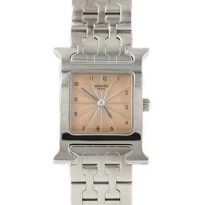 Herms H Watch Hh1.210 Ss Quartz Wristwatch