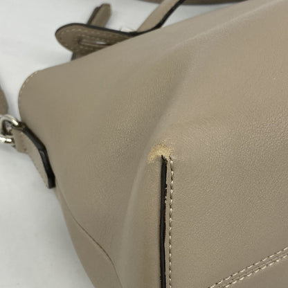 Fendi By The Way Handbag In Beige Leather
