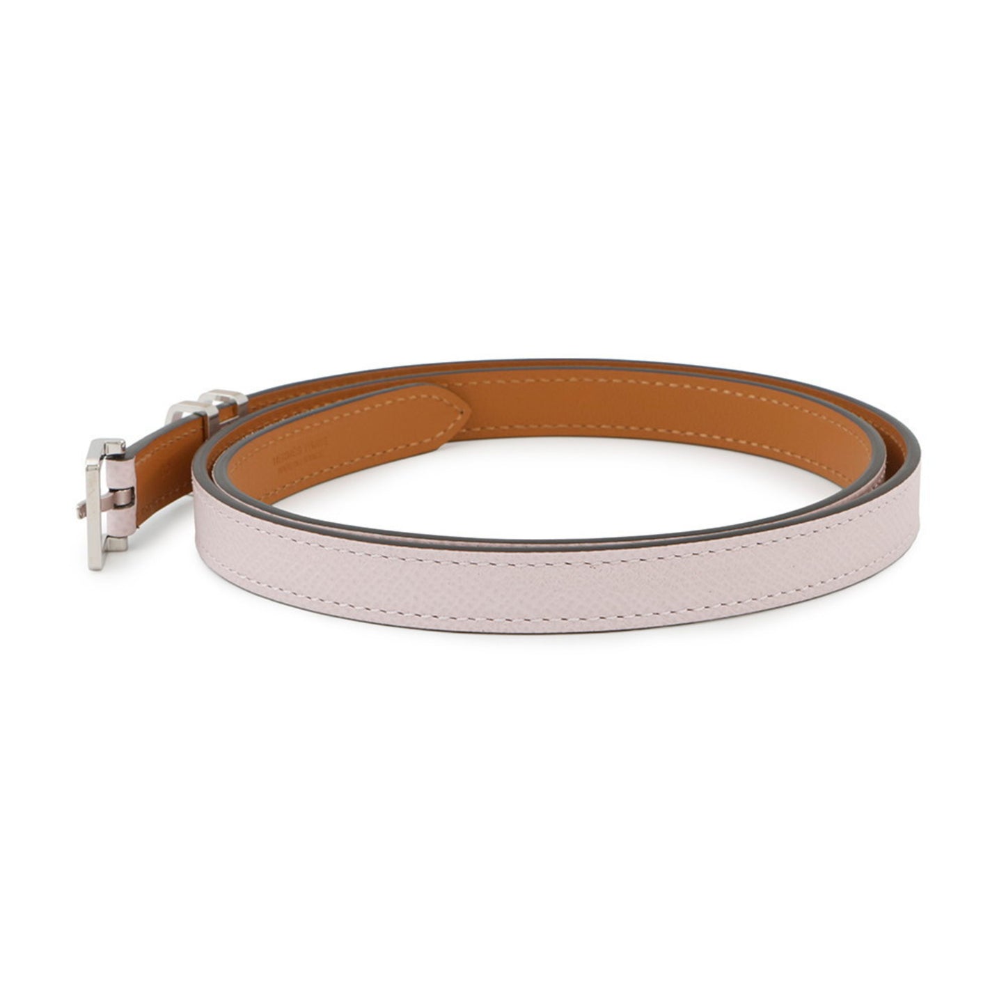 Herms Belt Pop Ash 15 Mauve Pale Epson B Stamp Size 80 Hermes Sale Item