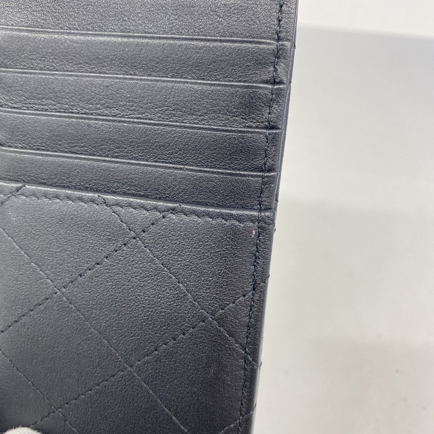 Chanel Wallet/Coin Case Matelasse Lambskin Black
