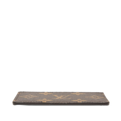 Louis Vuitton Monogram Porte Carte Sample Business Card Case/Card Case/Pass Case M61733 Brown