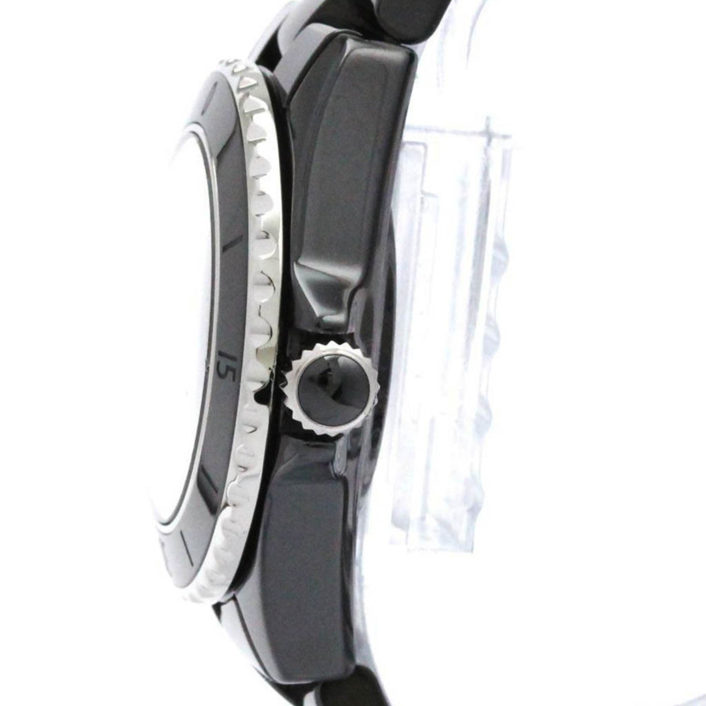 Chanel J12 Phantom Ceramic Quartz Watch H6346 Polished